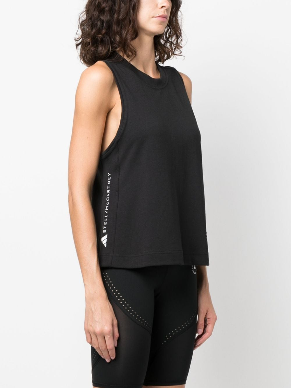 [Adidas By Stella McCartney] T-shirts Sleeveless FW24 IB6857BLACK