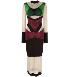 [MARINE SERRE] Long sleeve dress FW23 WDR034UKNI0001GN45