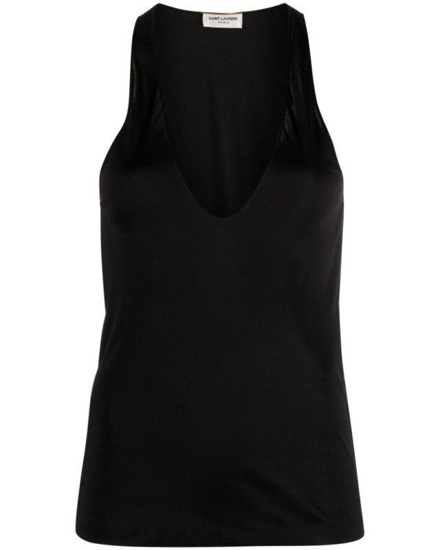 [Saint Laurent] T-shirts Sleeveless FW23 770861Y7F981000