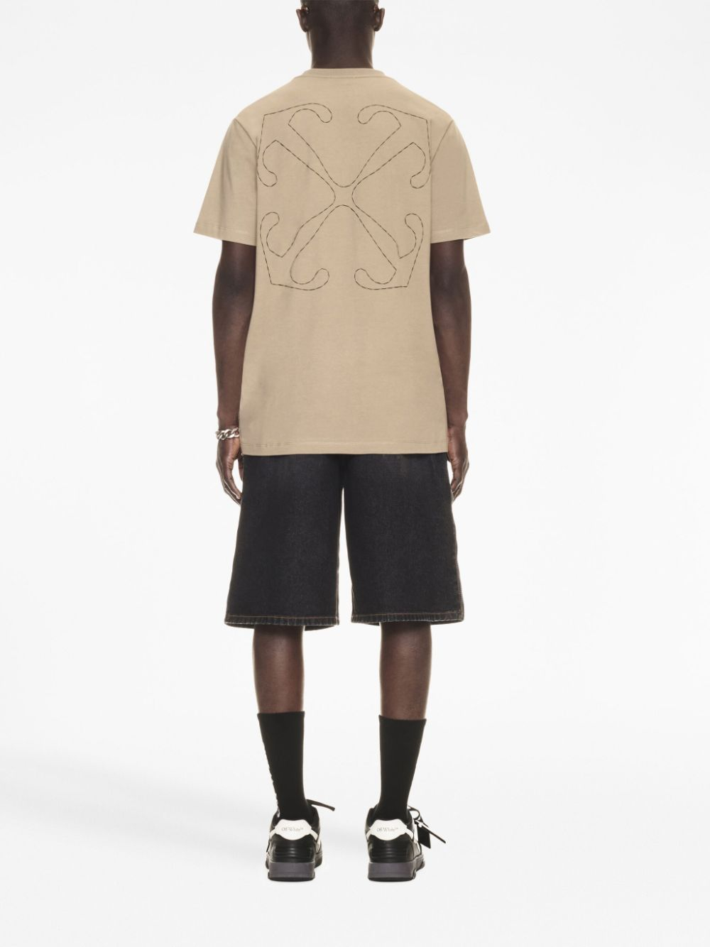 [Off White] T-shirts Short Sleeve FW23 OMAA027F23JER0086110