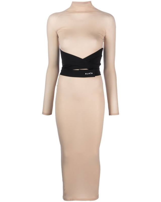 [Alaia] Long sleeve dress FW23 AA9R23844M827178