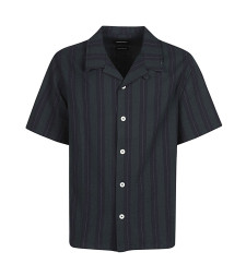 [Howlin] Shirts Short Sleeve SS23 COCKTAILDAMORENAVY