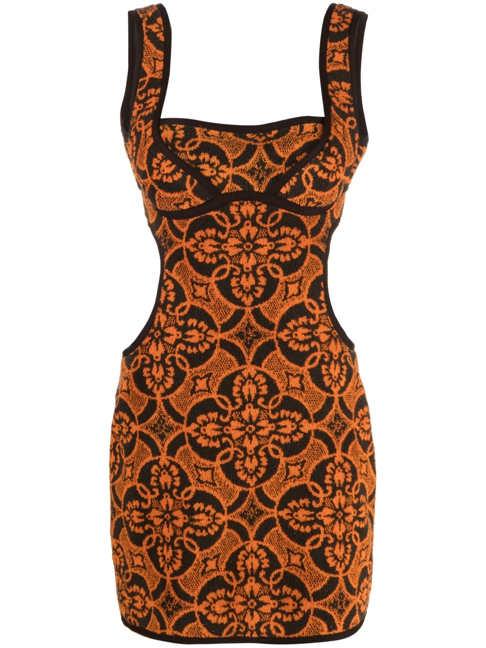 [MARINE SERRE] Sleeveless dress SS23 D188SS23WWOVCO000503