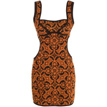 [MARINE SERRE] Sleeveless dress SS23 D188SS23WWOVCO000503