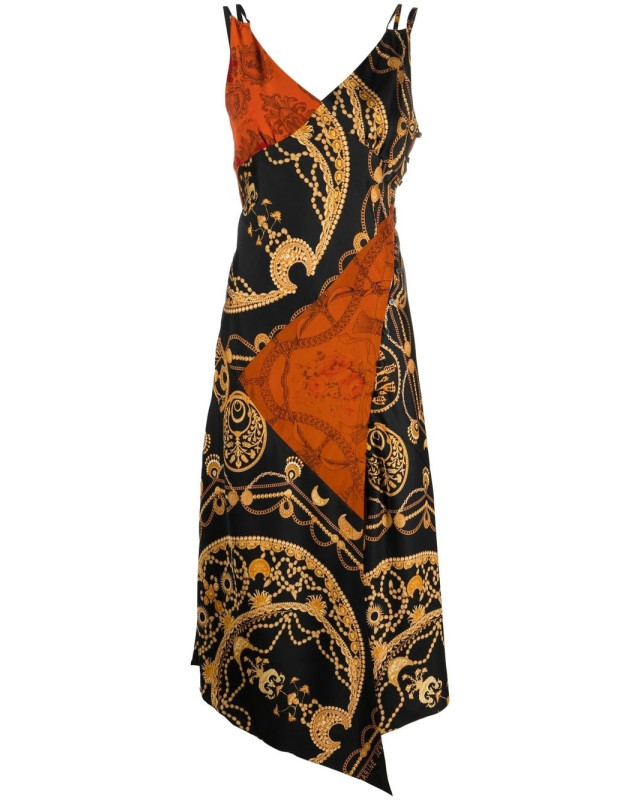 [MARINE SERRE] Sleeveless dress SS23 D183SS23WUWOVSE00100