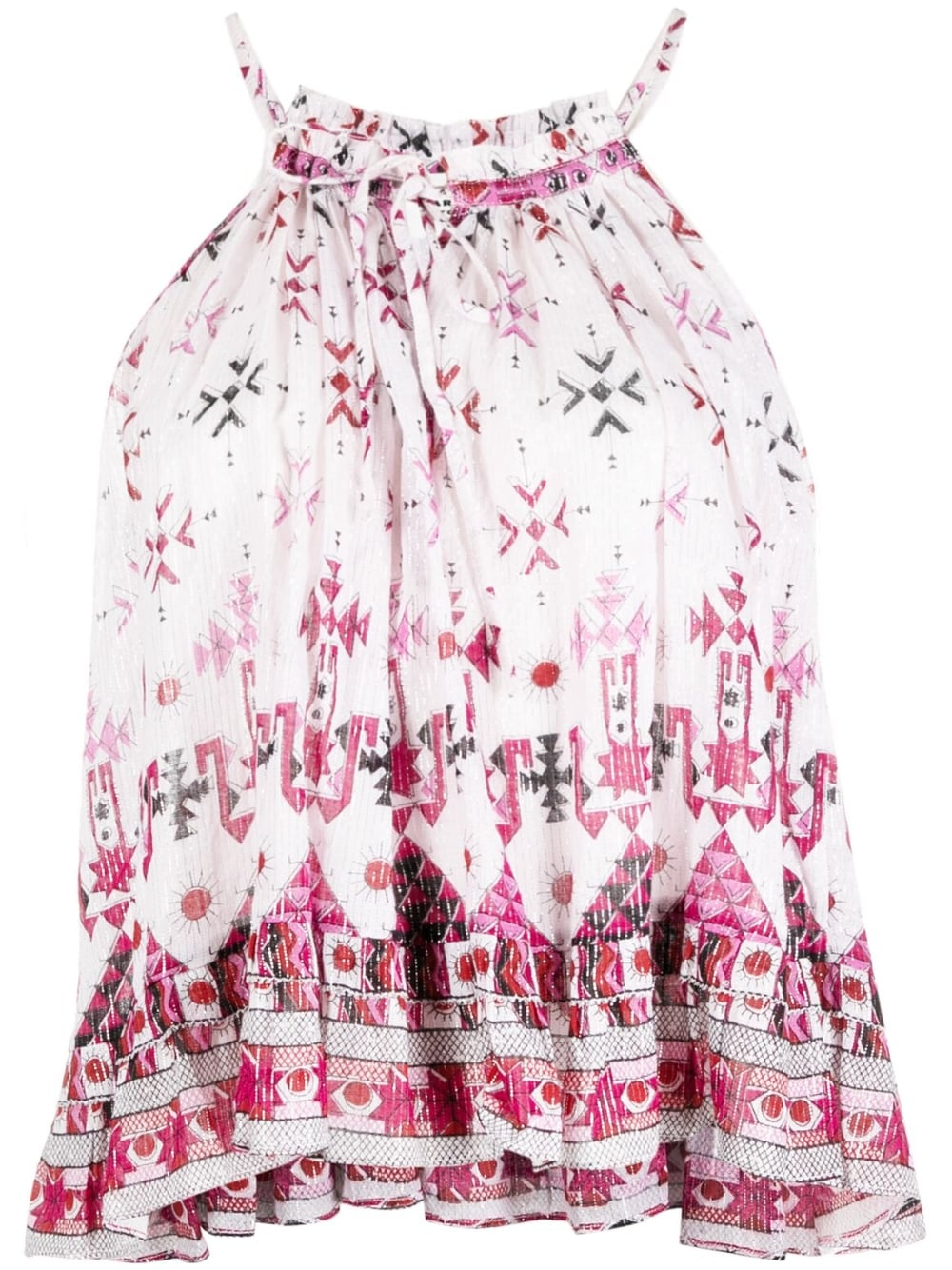 [Marant Etoile] T-shirts Sleeveless SS23 HT0035FB-A1J53EFABINO20WH