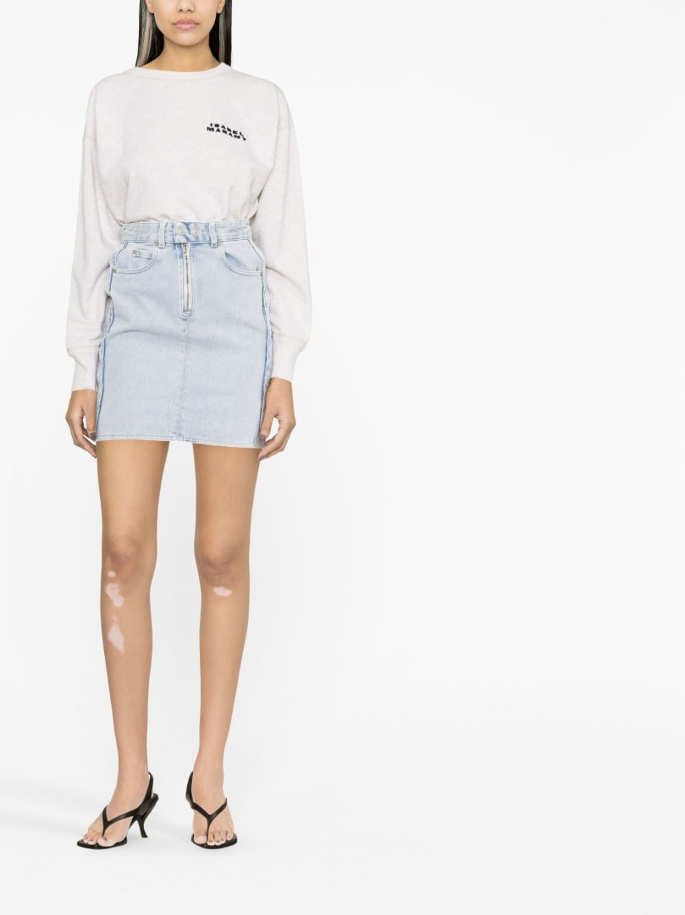 [Isabel Marant] Midi skirt SS23 JU0037FA-A1H24IVABELIA30LU