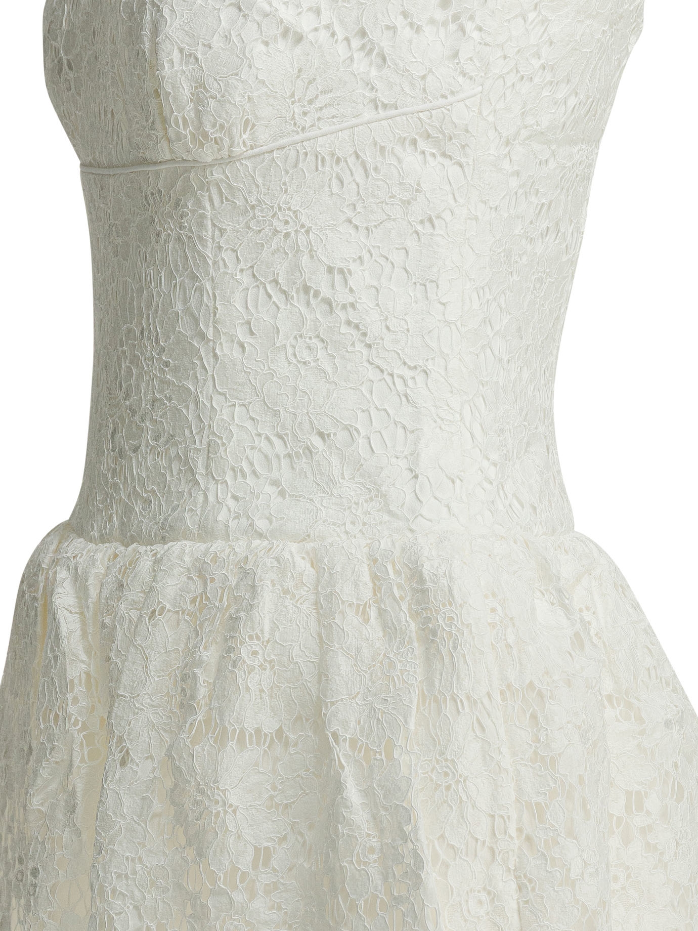 [Self-portrait] Sleeveless dress FW25 AW25-088SA-WWHITE