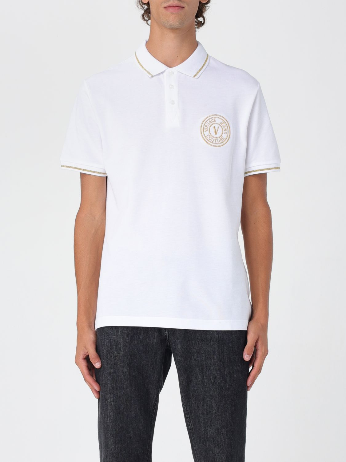 [VERSACE JEANS COUTURE] T-shirts Short Sleeve FW25 79GAGT00CJ01T G03
