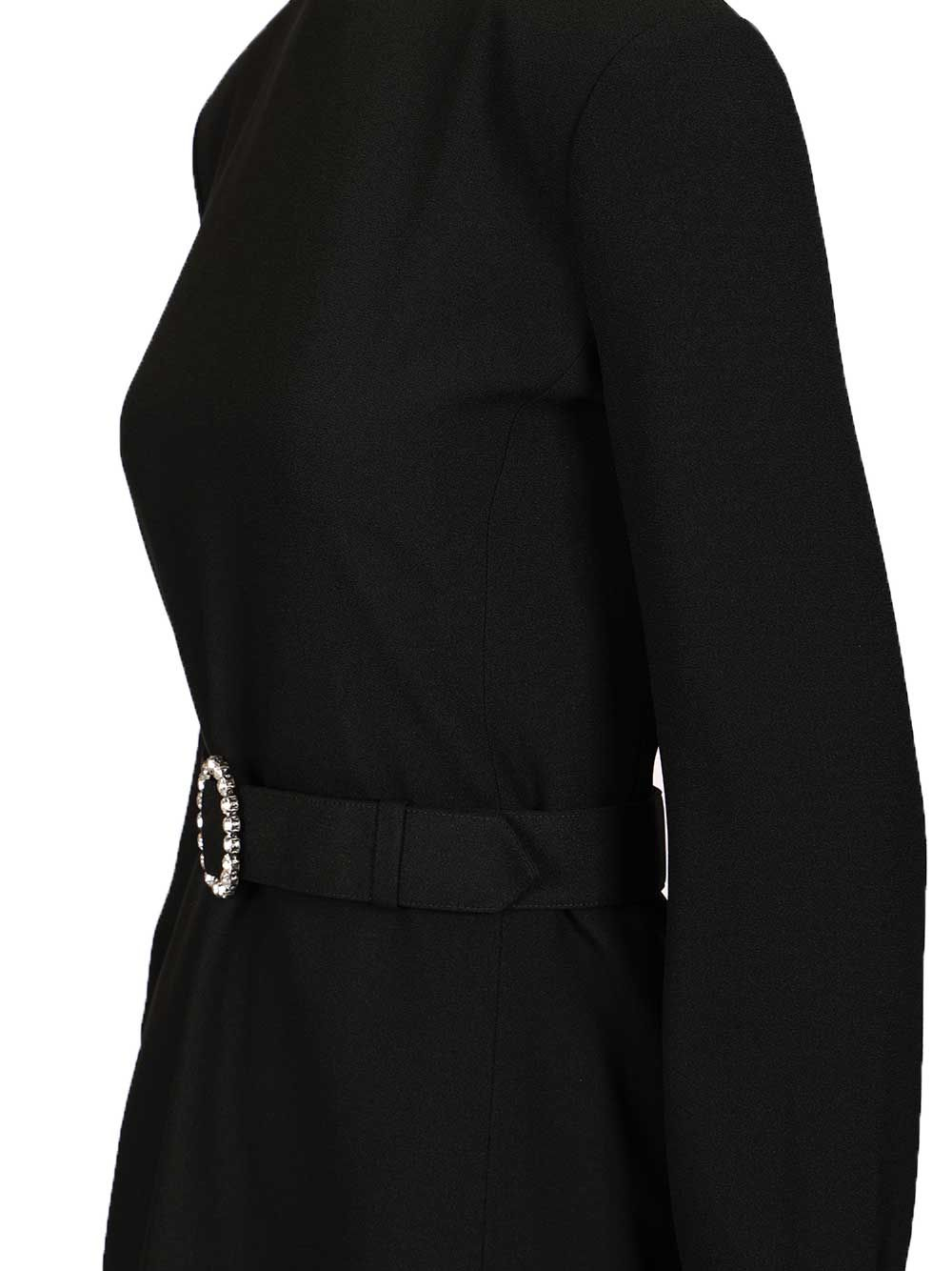 [Saint Laurent] Long sleeve dress FW25 819619Y012W1000