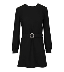 [Saint Laurent] Long sleeve dress FW25 819619Y012W1000