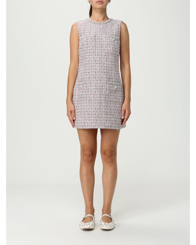 [Self-portrait] Sleeveless dress FW25 AW25098SP P
