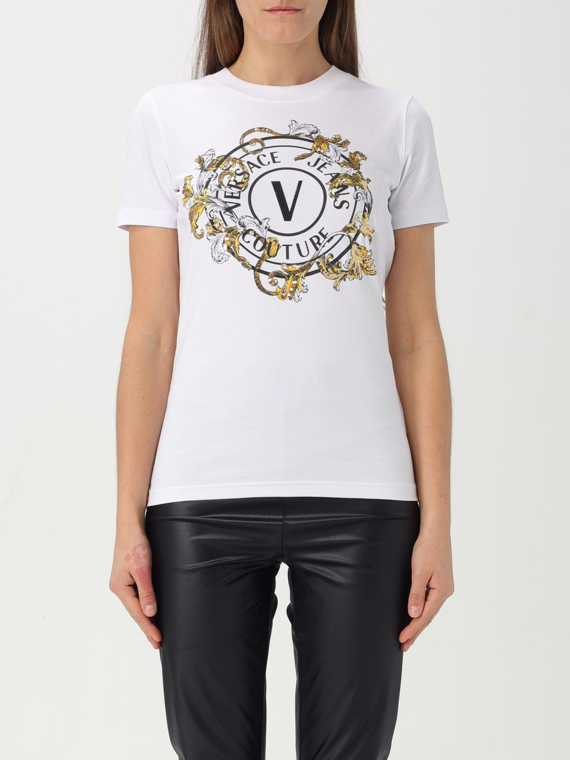 [VERSACE JEANS COUTURE] T-shirts Short Sleeve SS25 78HAHC01CJ02C G03