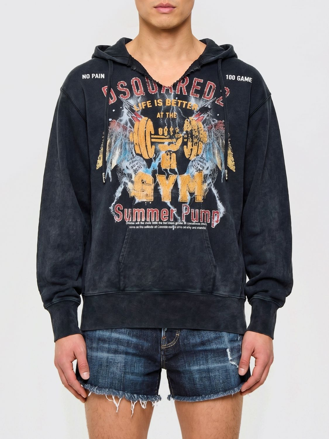 [Dsquared2] Hoodie SS26 S74GU094D25028 814