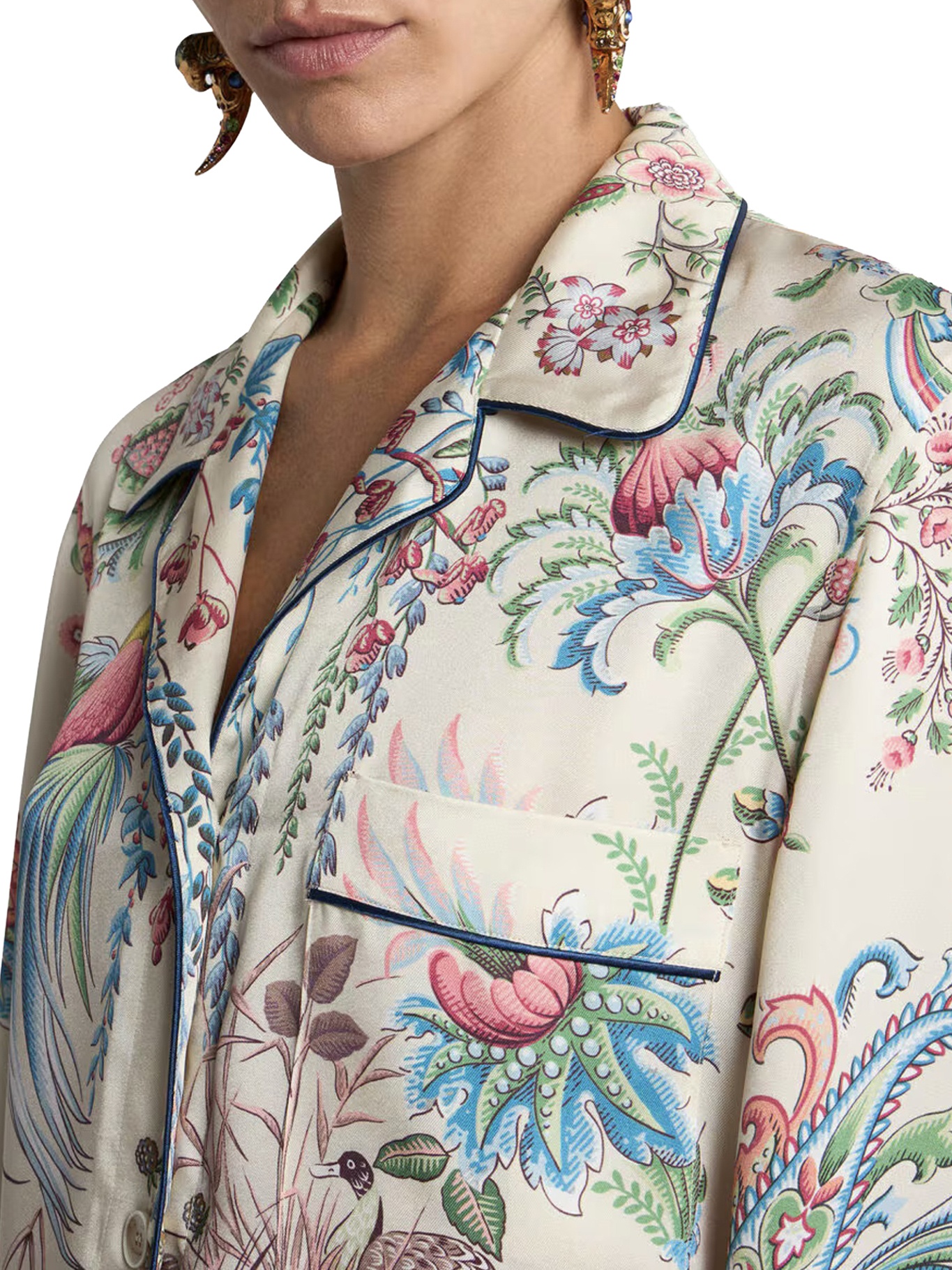 [Etro] Shirts Long Sleeve SS26 WRIA010099SPSI4X0802X0802 MULTI