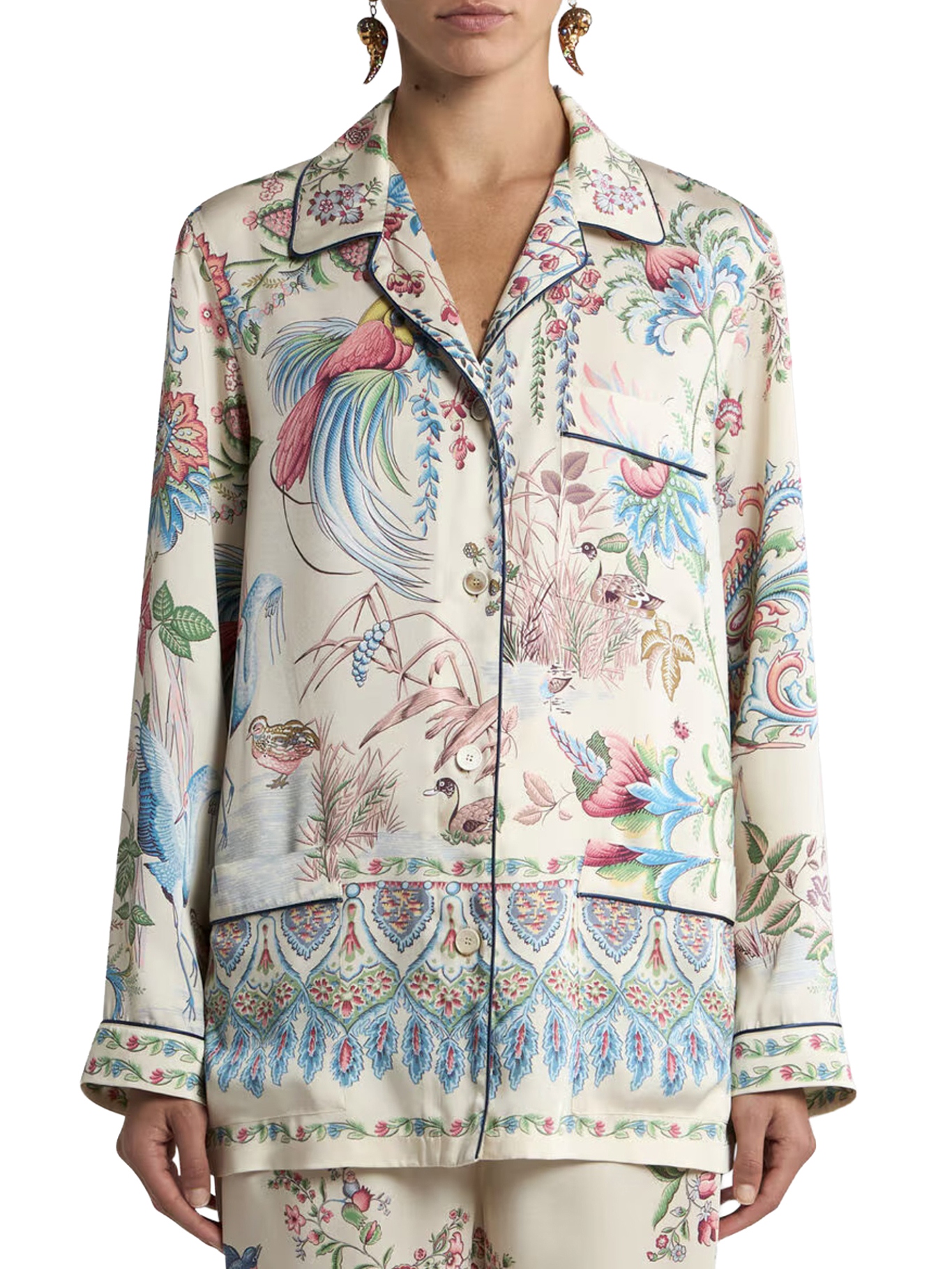 [Etro] Shirts Long Sleeve SS26 WRIA010099SPSI4X0802X0802 MULTI