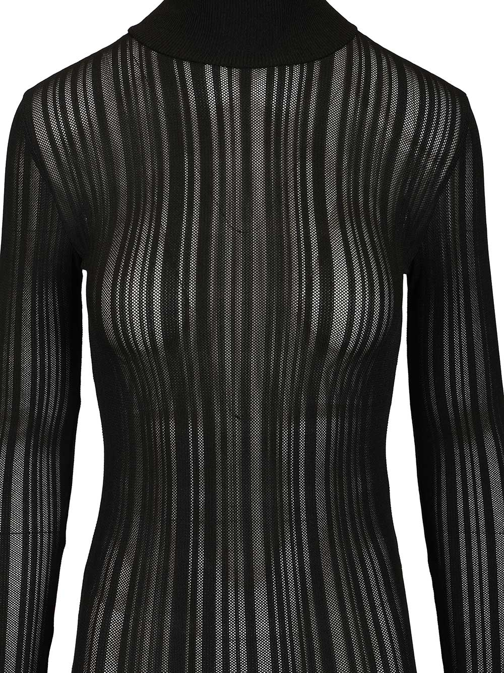 [Amazuin] Long sleeve dress FW25 11LYDUVBVIBRANT  BLACK