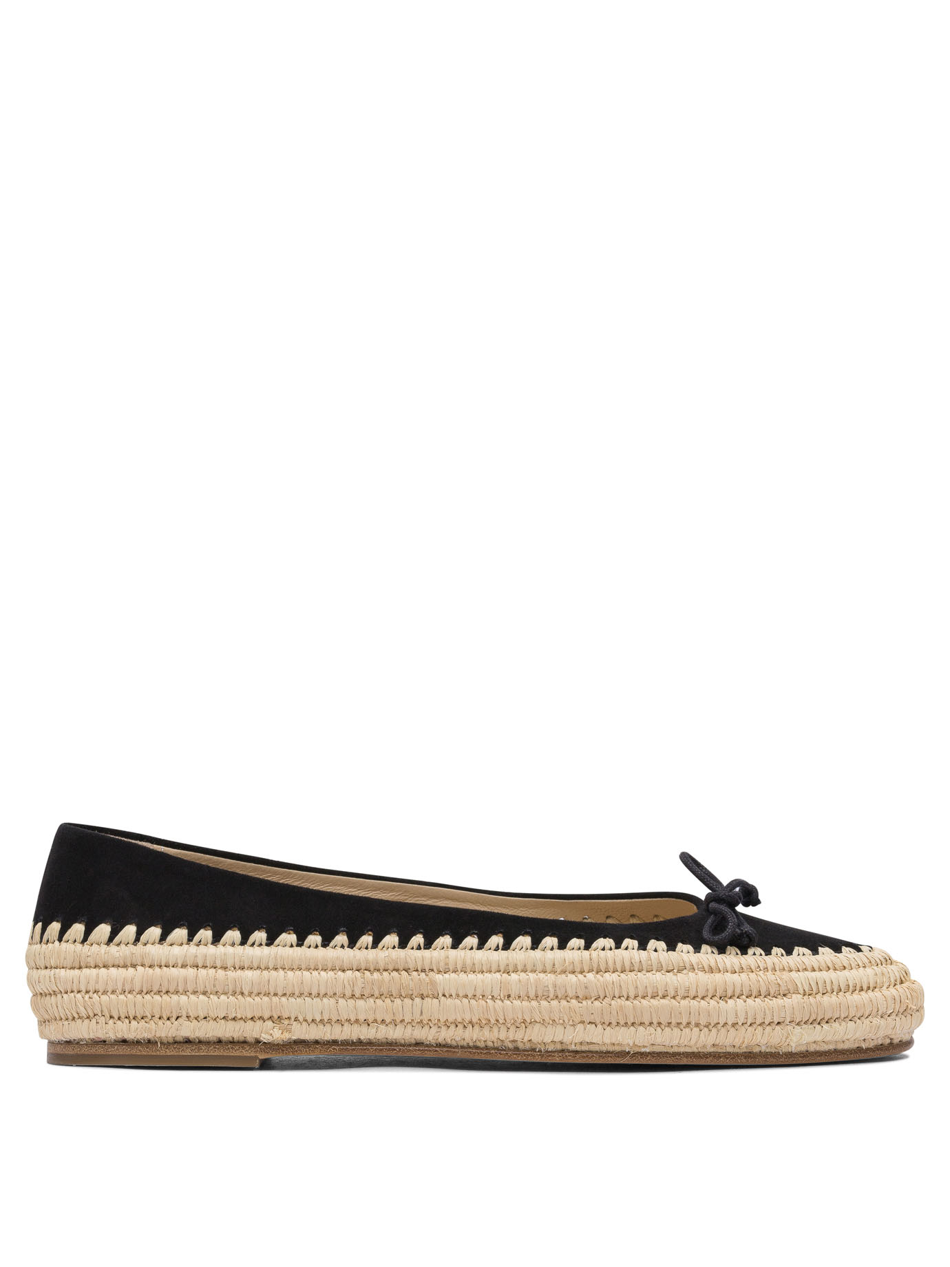 [Paloma Barcelo] Flat shoes SS25 TINAKID SUEDEBLACK