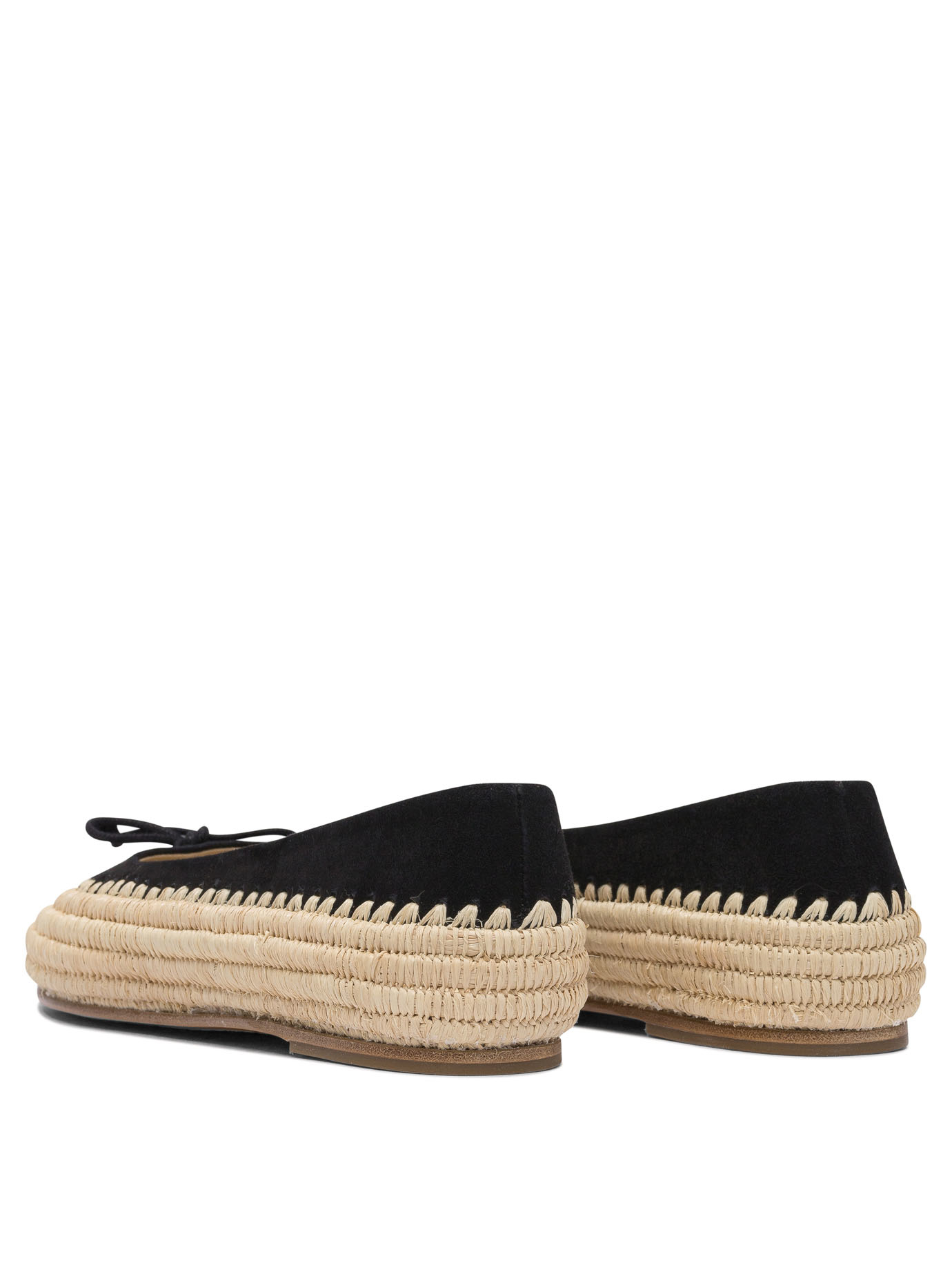 [Paloma Barcelo] Flat shoes SS25 TINAKID SUEDEBLACK
