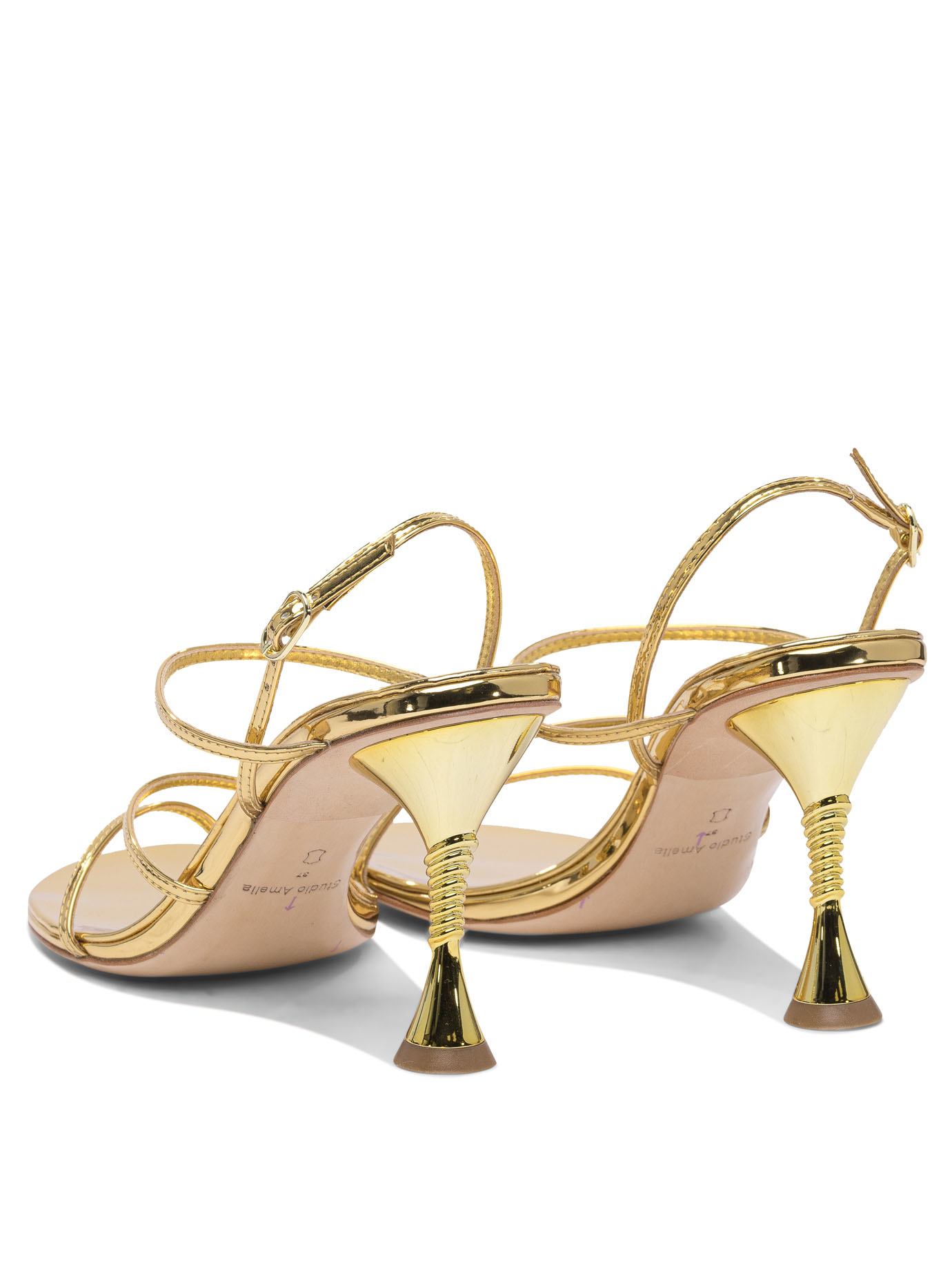 [Studio Amelia] Sandals SS25 F849CFSHELIX 90GLD