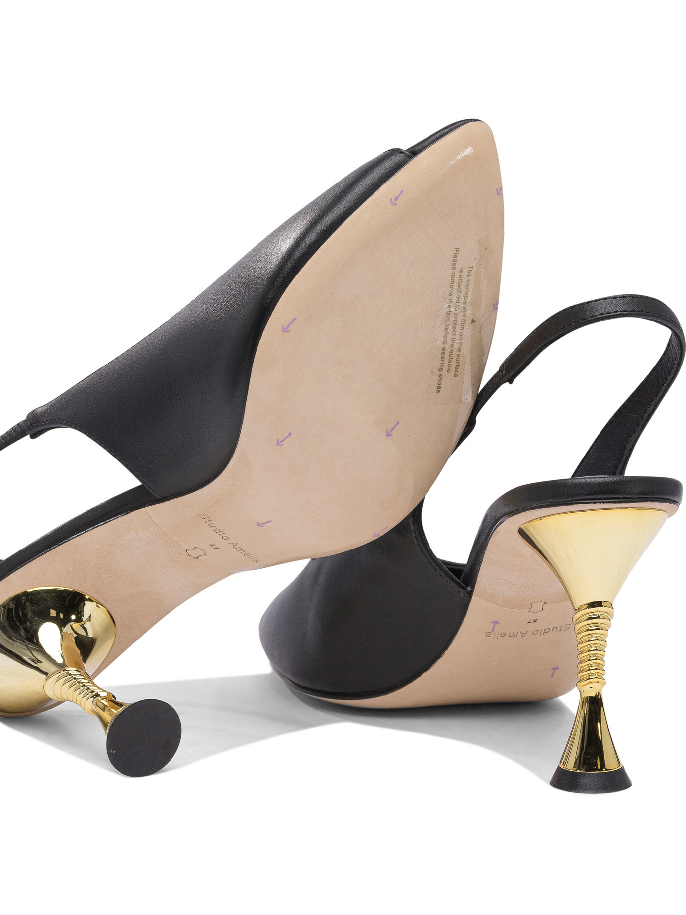 [Studio Amelia] Sandals SS25 F848CFSHELIX 90BLK