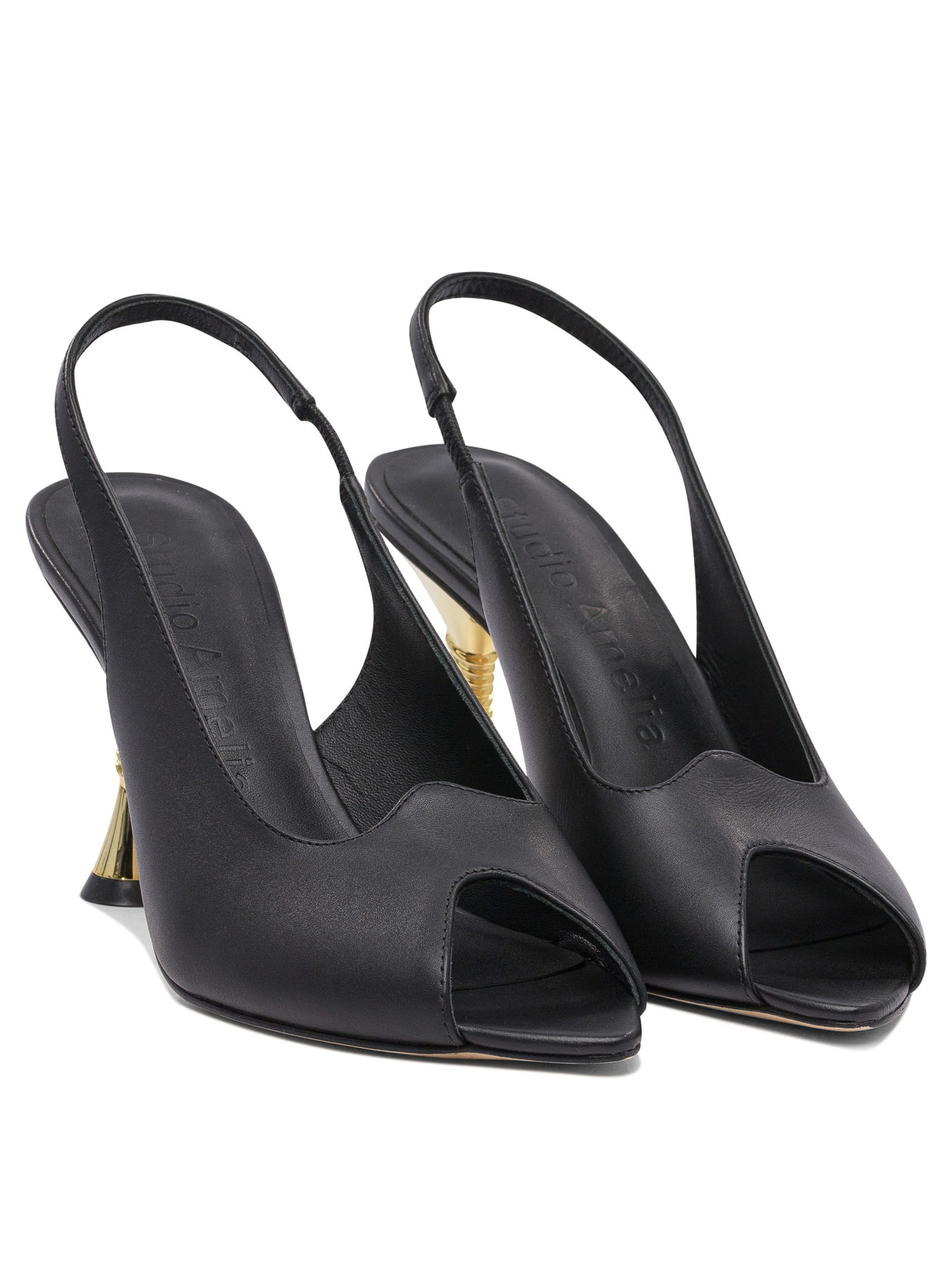 [Studio Amelia] Sandals SS25 F848CFSHELIX 90BLK