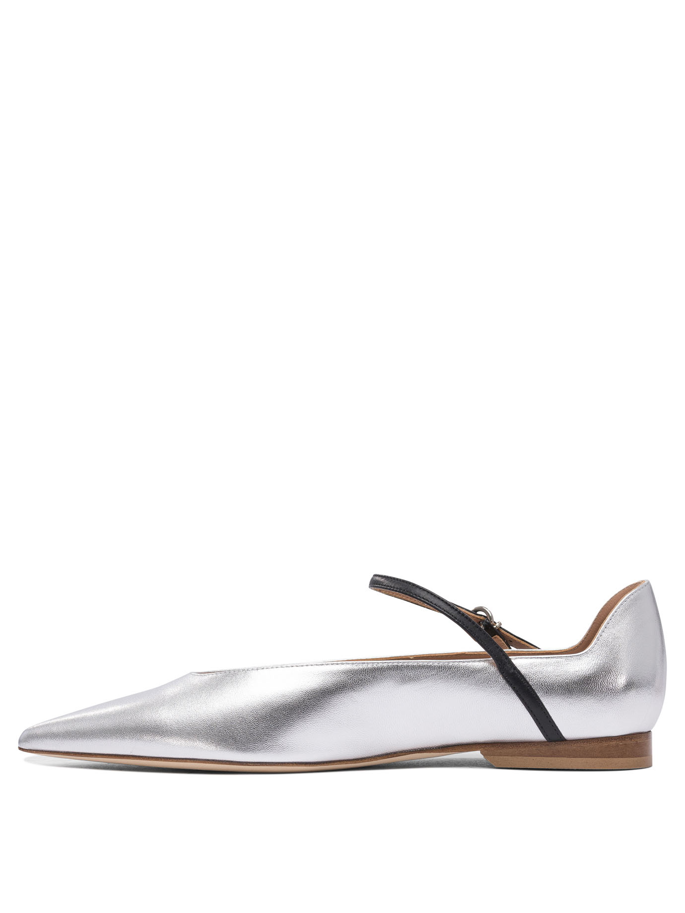 [LELLA BALDI] Flat shoes SS25 LE2501NAPPAARGENTO/NERO