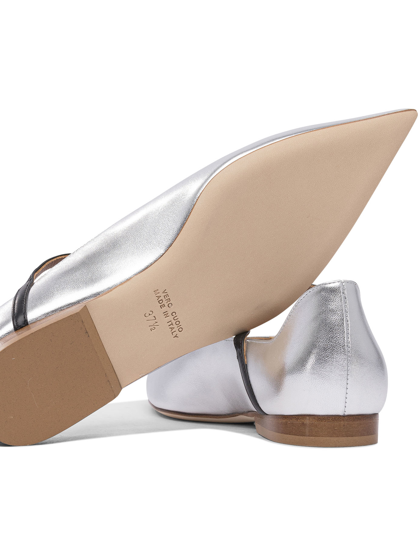 [LELLA BALDI] Flat shoes SS25 LE2501NAPPAARGENTO/NERO