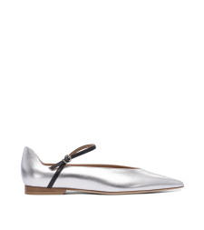 [LELLA BALDI] Flat shoes SS25 LE2501NAPPAARGENTO/NERO