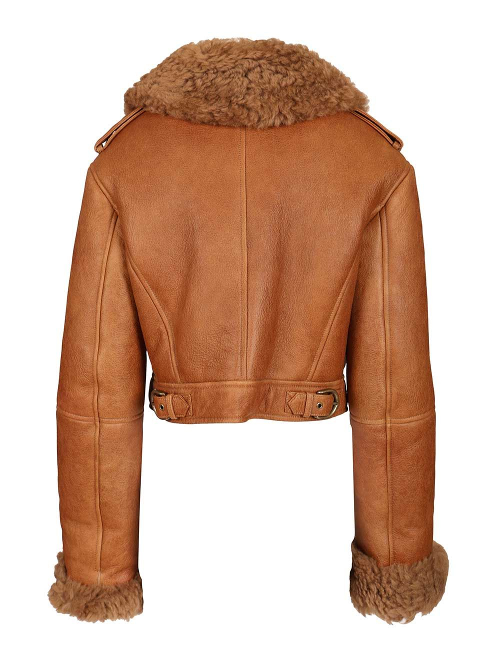 [CHLOE'] Leather Jacket FW25 CH25ACV3620226O