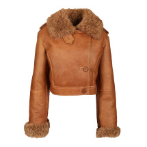[CHLOE'] Leather Jacket FW25 CH25ACV3620226O