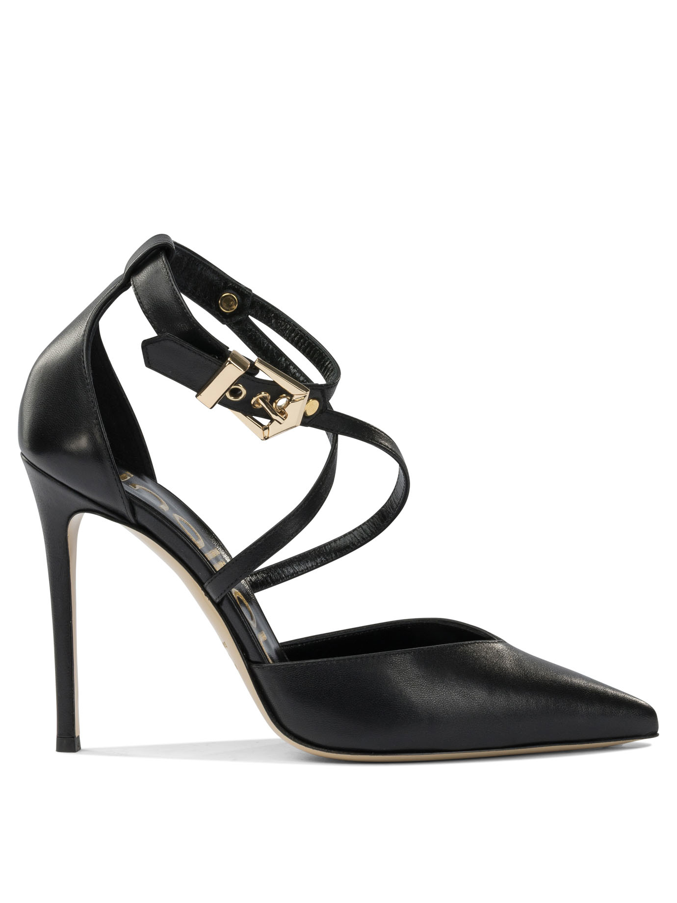 [Ninalilou] Pumps FW25 352514AURIL1055NAPPA NERO/ORO