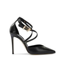 [Ninalilou] Pumps FW25 352514AURIL1055NAPPA NERO/ORO