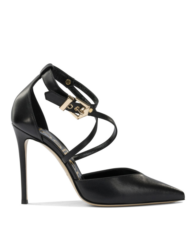 [Ninalilou] Pumps FW25 352514AURIL1055NAPPA NERO/ORO