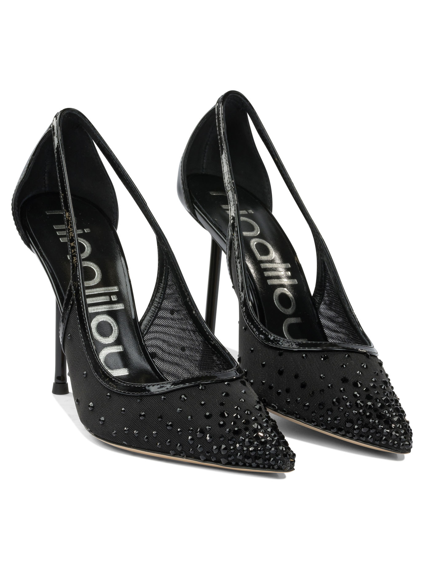 [Ninalilou] Pumps FW25 352564LAELENVERNICE+RETE NERO
