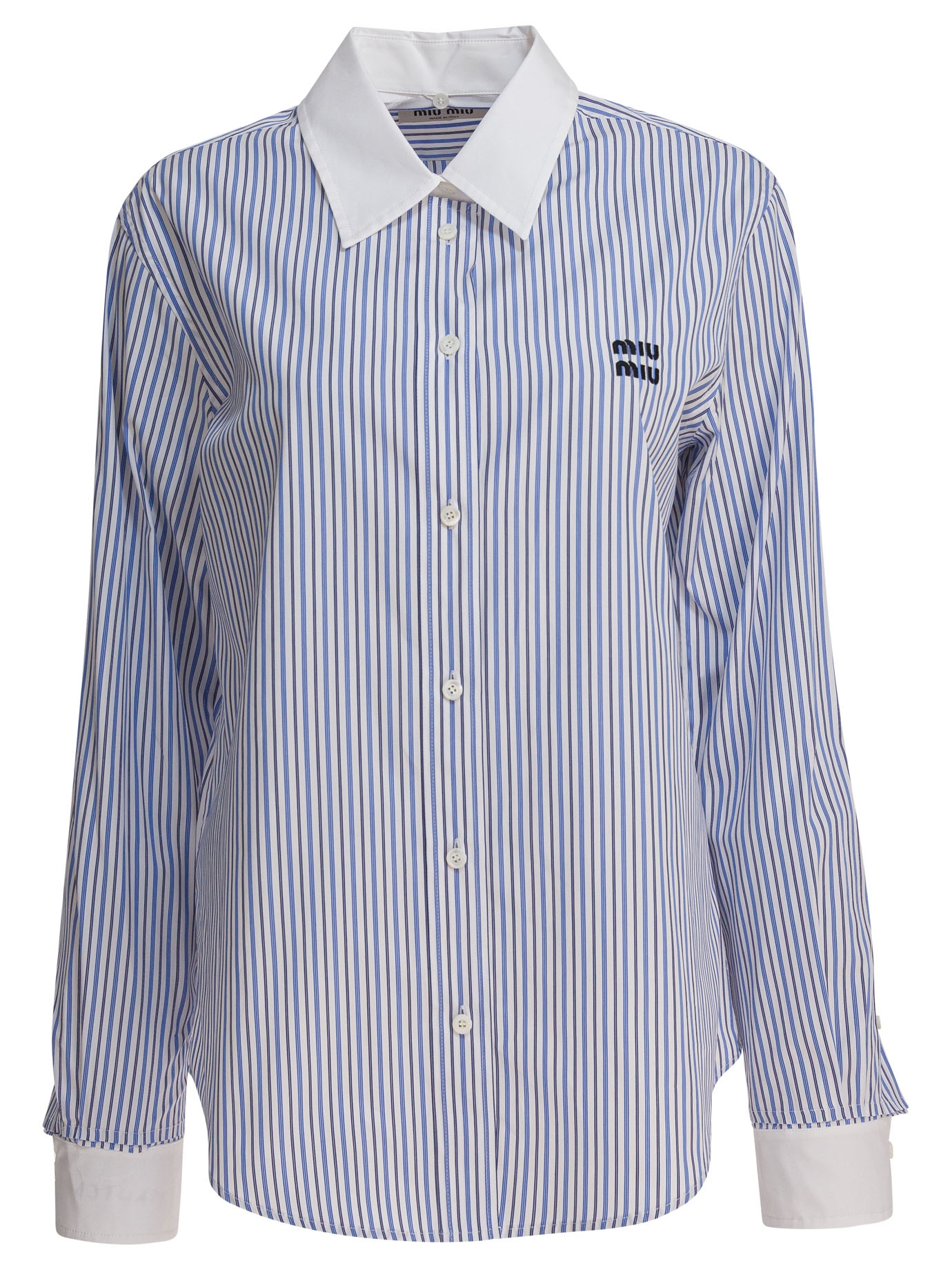 [Miu Miu] Shirts Long Sleeve FW25 MK1972174TF0W3B S OOO