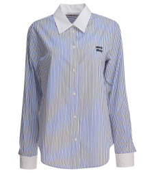 [Miu Miu] Shirts Long Sleeve FW25 MK1972174TF0W3B S OOO
