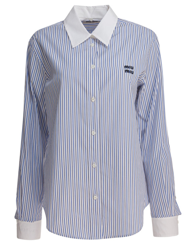 [Miu Miu] Shirts Long Sleeve FW25 MK1972174TF0W3B S OOO