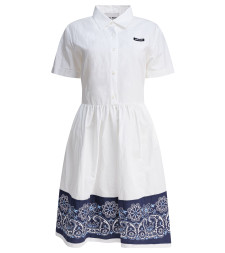 [Miu Miu] Short sleeve dress FW25 MF590217LZF0UB0 S OOO