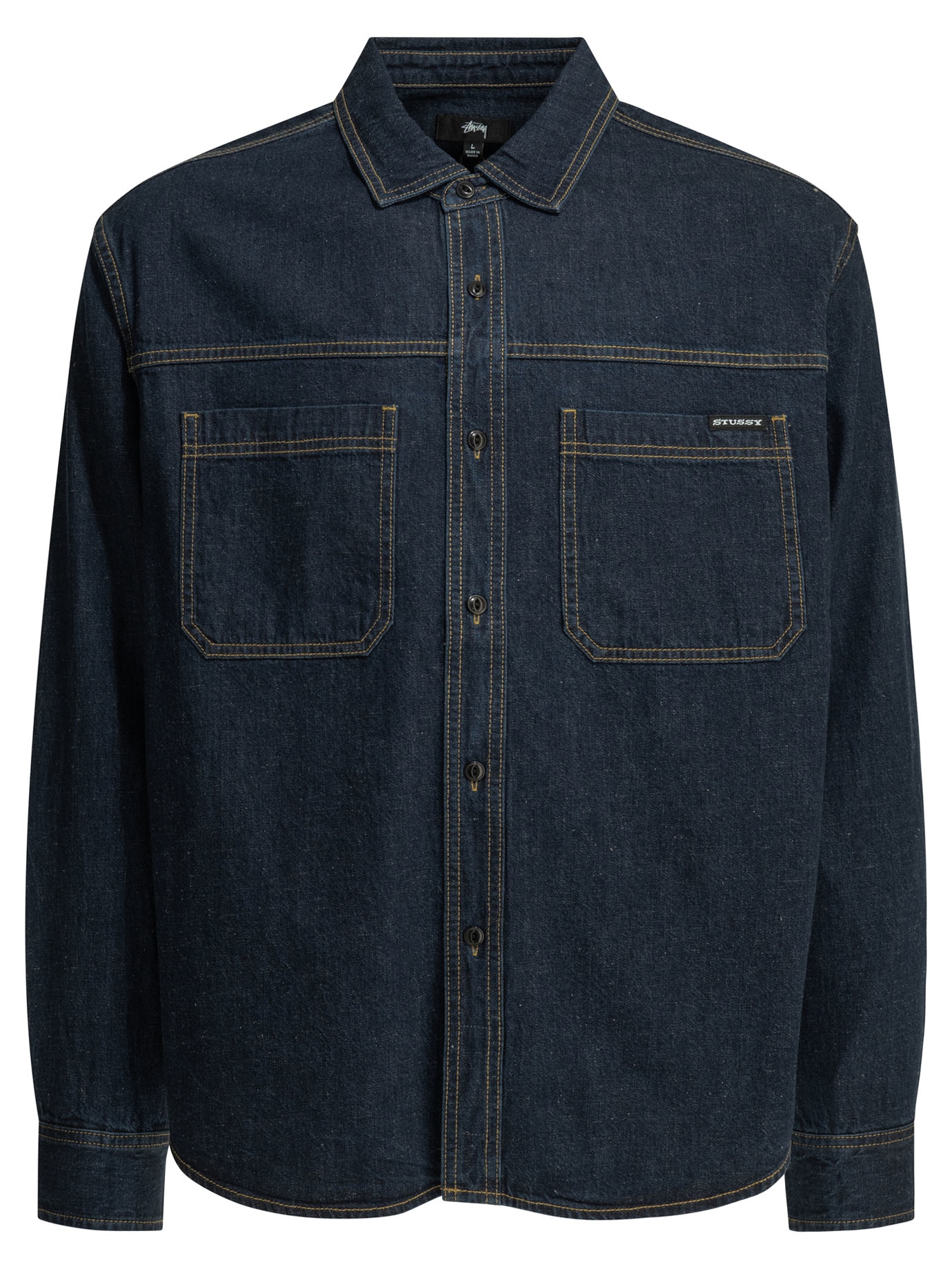 [Stussy] Shirts Long Sleeve SS26 11103762517 DARK DENIM