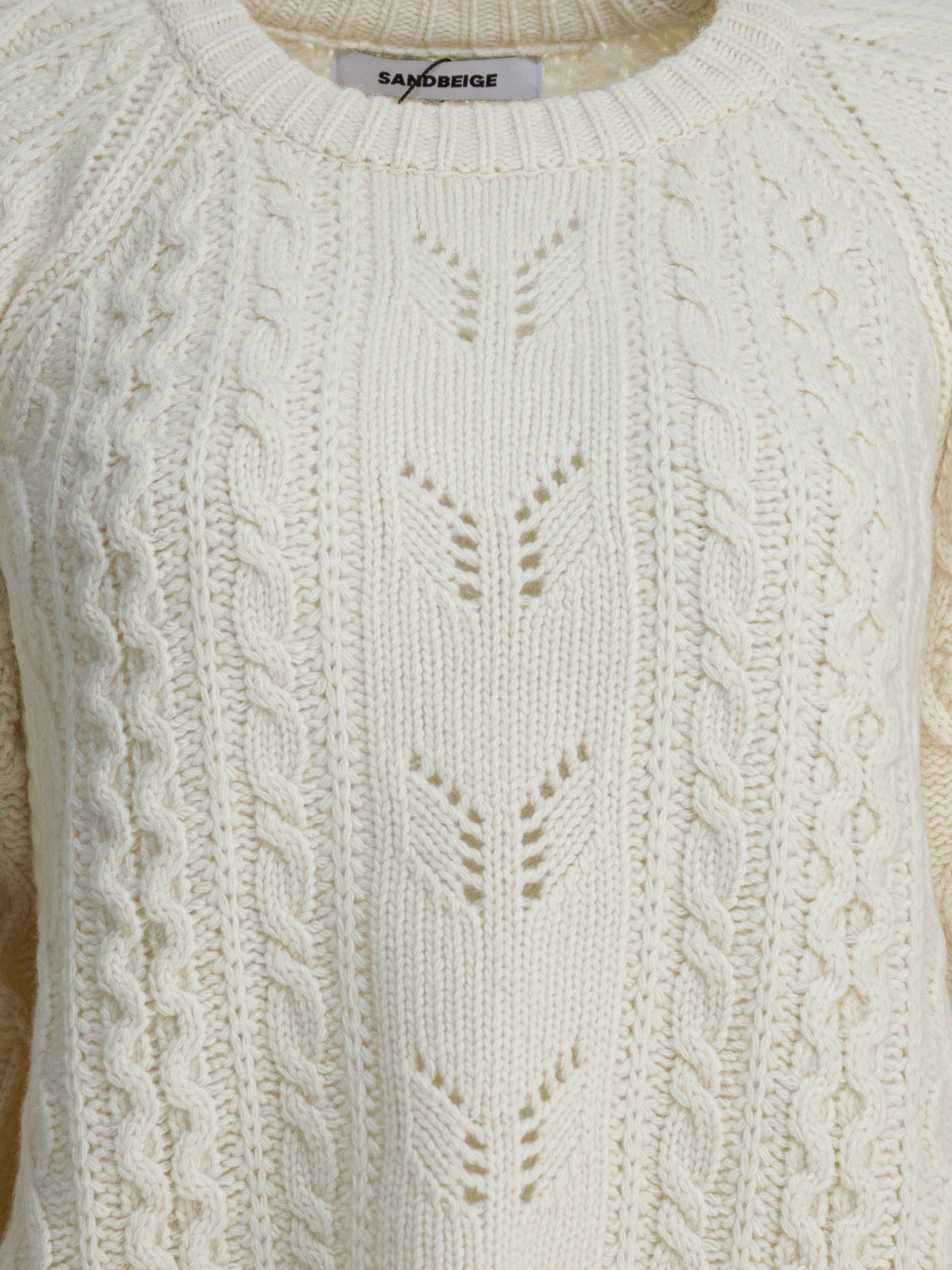 [SANDBEIGE] Knitwear FW25 SBC3NT03ACWHITE