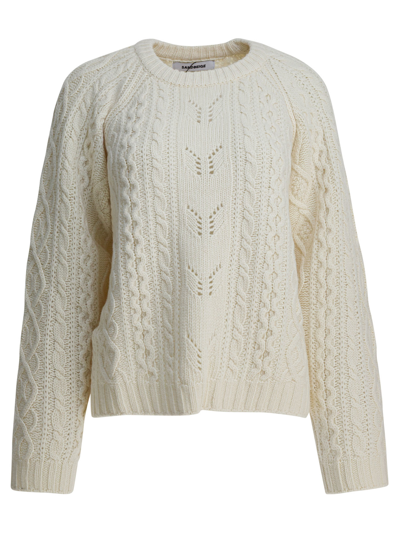 [SANDBEIGE] Knitwear FW25 SBC3NT03ACWHITE