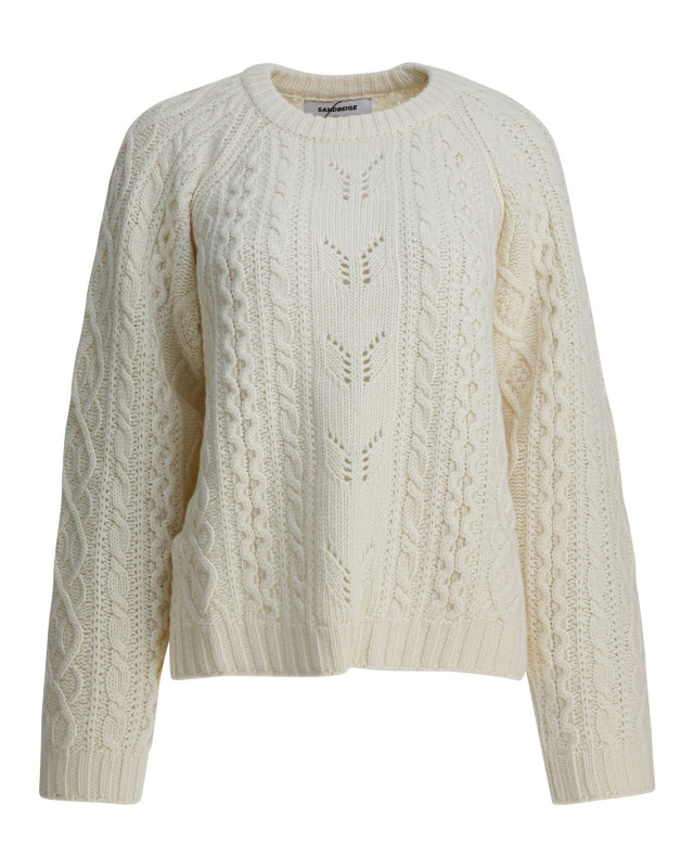 [SANDBEIGE] Knitwear FW25 SBC3NT03ACWHITE