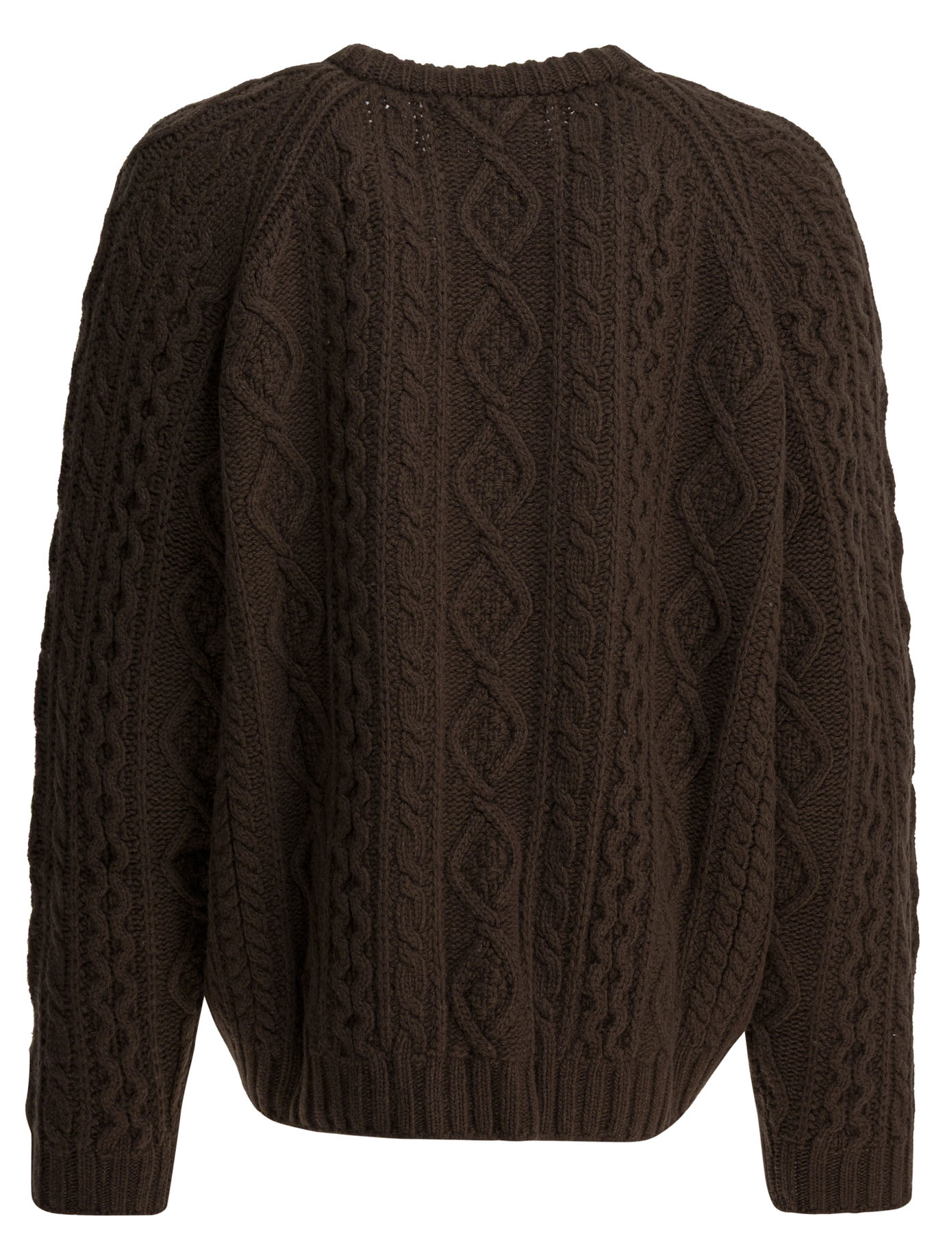 [SANDBEIGE] Knitwear FW25 SBC3NT03ACMOCHA BROWN
