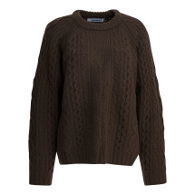 [SANDBEIGE] Knitwear FW25 SBC3NT03ACMOCHA BROWN