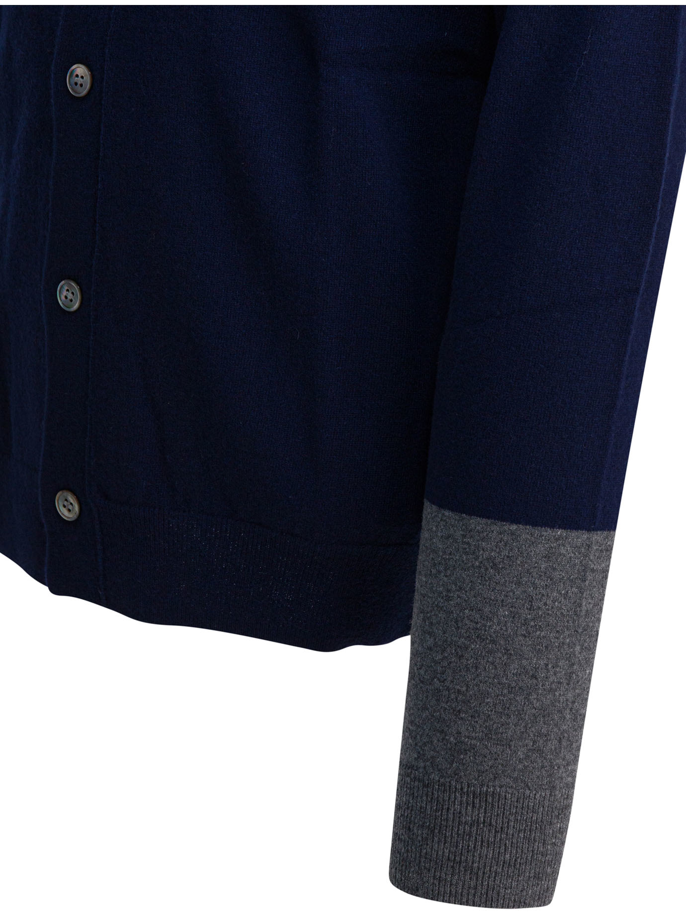 [COMME DES GARCONS FOREVER] Cardigan FW25 FZ-N109-PER2 NAVY/TOP GREY