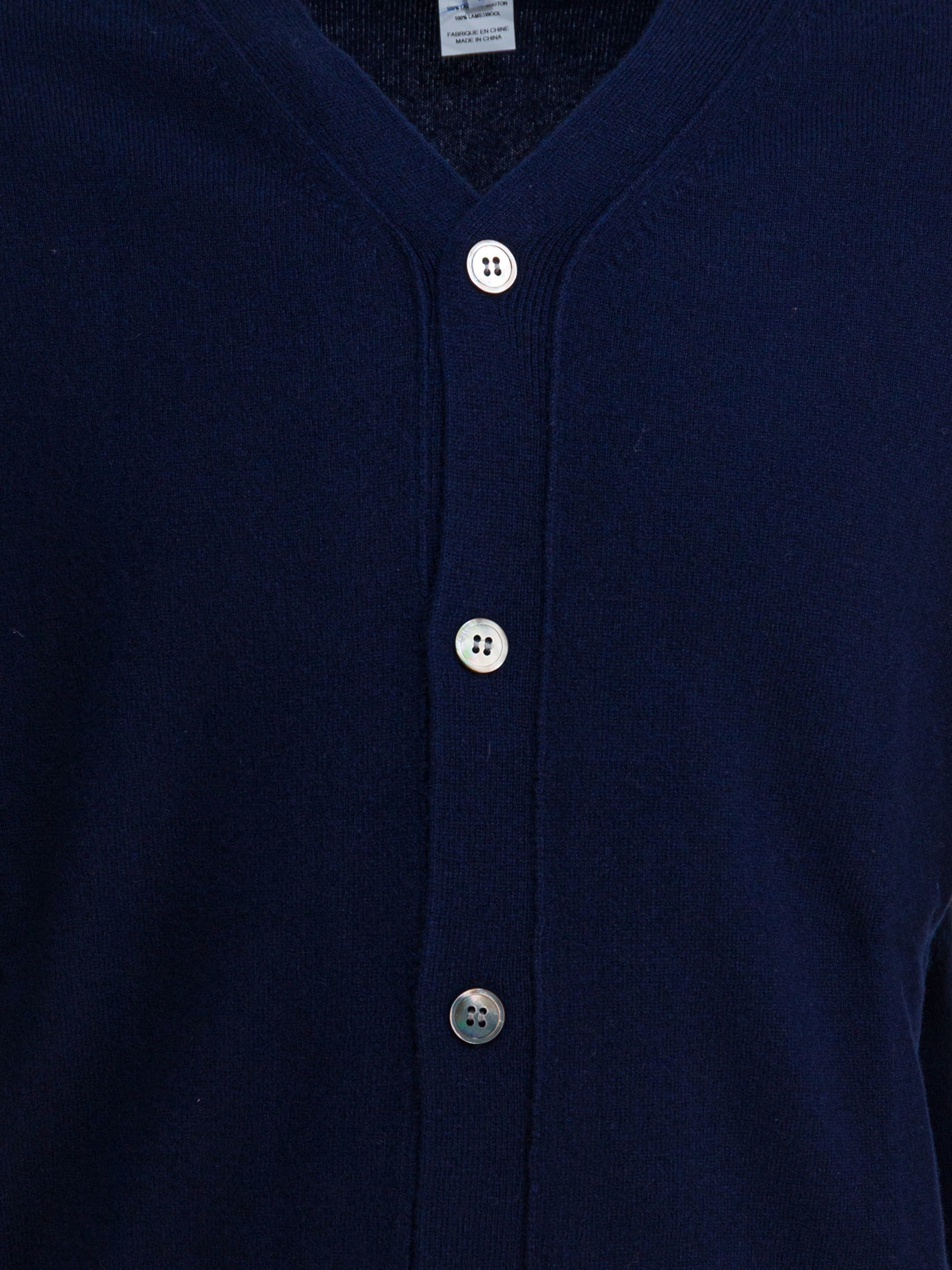 [COMME DES GARCONS FOREVER] Cardigan FW25 FZ-N109-PER2 NAVY/TOP GREY
