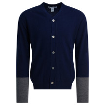 [COMME DES GARCONS FOREVER] Cardigan FW25 FZ-N109-PER2 NAVY/TOP GREY