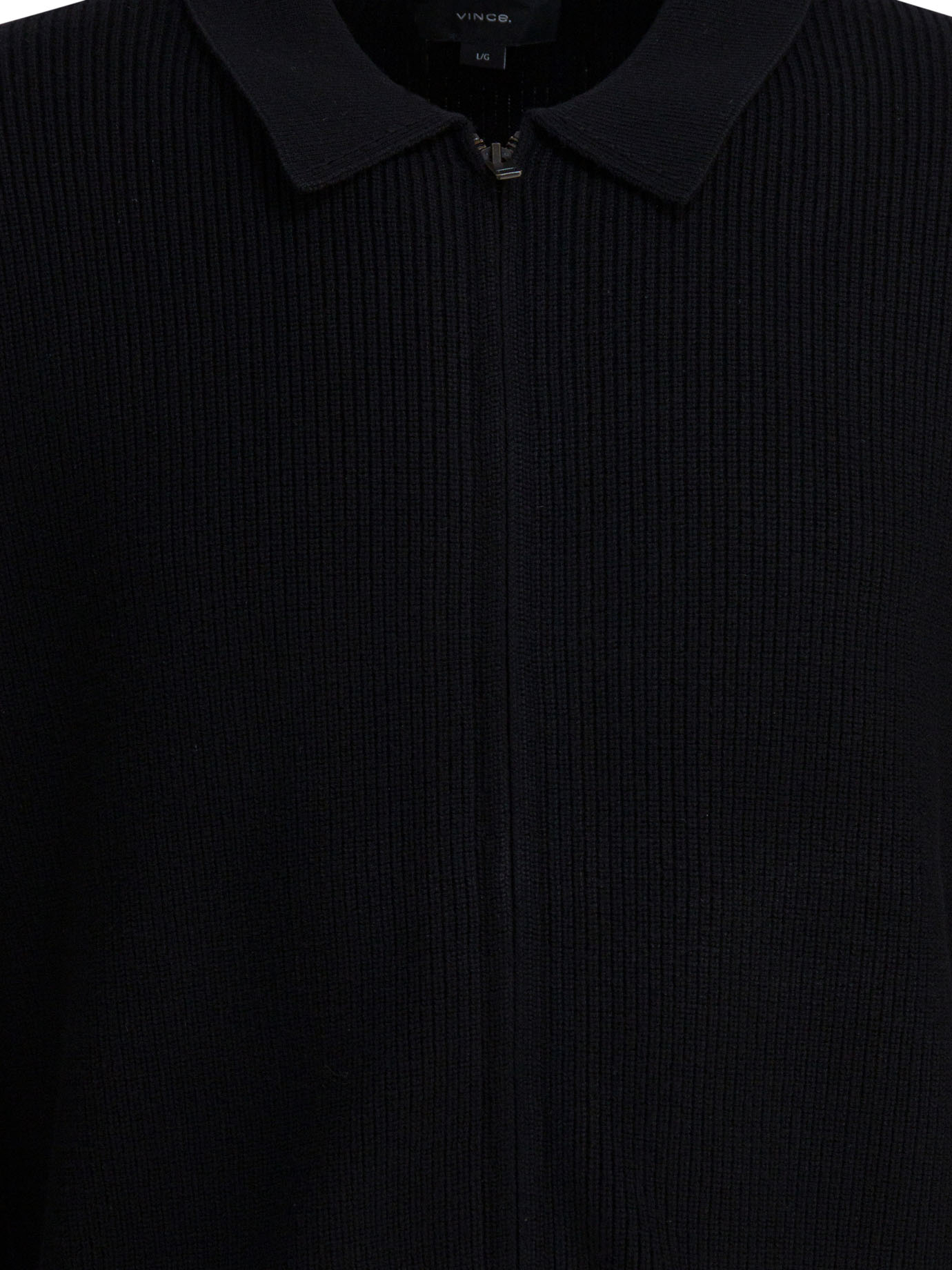 [VINCE] Cardigan FW25 M09646503A001BLK