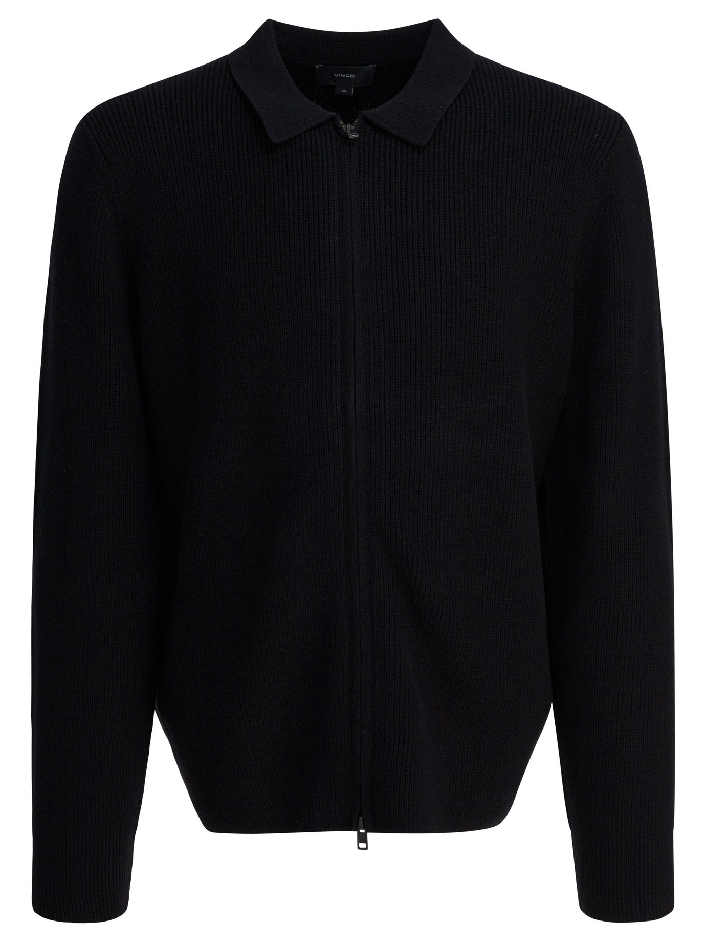 [VINCE] Cardigan FW25 M09646503A001BLK